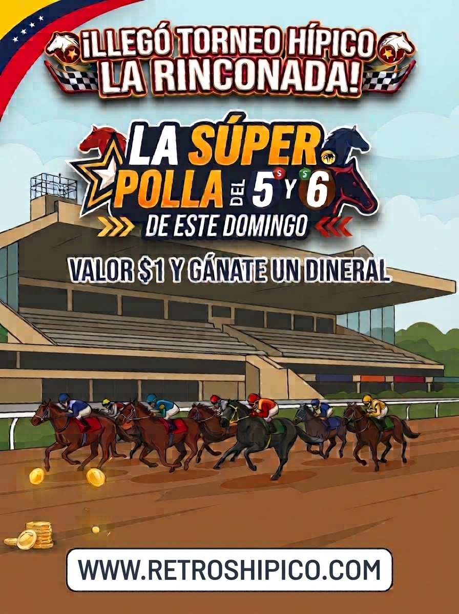 ¡Llegó el torneo hípico La Rinconada! La Súper Polla del 5 y 6 de este domingo: valor $1.